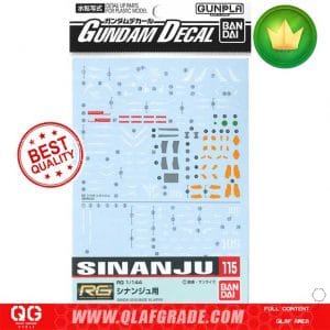 RG for Sinanju Decal