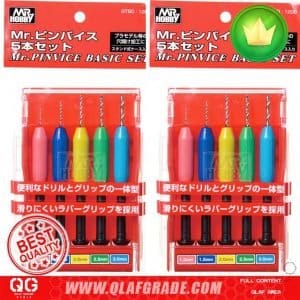 BOR TANGAN - Mr PIN VICE BASIC SET isi 5 ori JAPAN - Mr Hobby