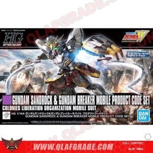 HG SANDROCK AND GUNDAM BREAKER AFTER COLONY BANDAI HIGH GRADE