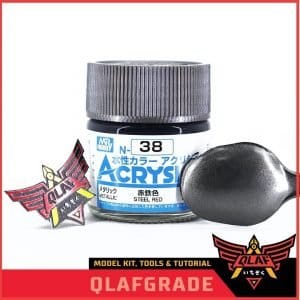 MR ACRYSION STEEL RED N38 CAT ACRYLIC Gunpla gundam