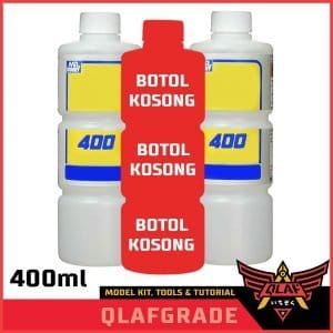 BOTOL 400 ml MR HOBBY ORI - botol kosong ex thinner model kit airbrush