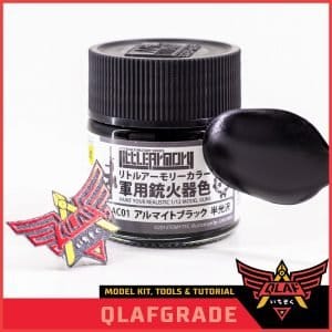 Mr Color ALUMITE BLACK LAC01 cat lacquer airbrush model kit figure character