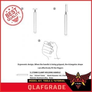 ERGONOMIC SCRIBER CHISEL HOLDER HANDLE PEN panel line DSPIAE model kit - Gambar 4