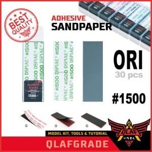 ADHESIVE SANDPAPER 1500 AMPLAS WET DRY SANDING dspiae gundam model kit