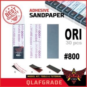 ADHESIVE SANDPAPER 800 AMPLAS WET DRY SANDING dspiae gundam model kit