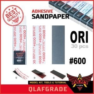 ADHESIVE SANDPAPER 600 AMPLAS WET DRY SANDING dspiae gundam model kit