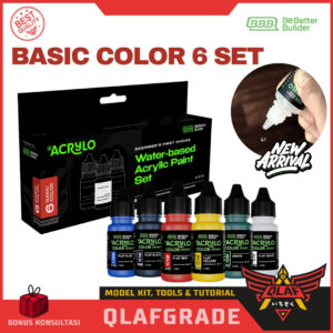 ACRYLO BASIC COLOR 6 SET (Paket)