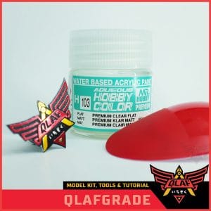 Coat Premium Clear FLAT H103 H 103 AQUEOS - Cat Acrylic Aribrush