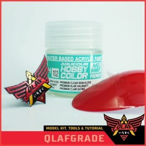 Coat Premium Clear SEMI GLOSS H102 H 102 AQUEOS - Cat Acrylic Aribrush