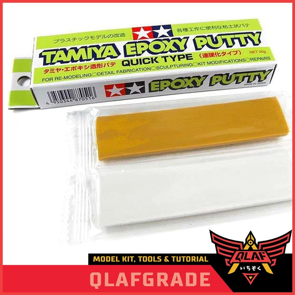 Tamiya EPOXY PUTTY - QUICK TYPE - model kit gundam paint | Qlaf Grade