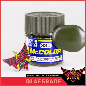 Mr Color C330 DARK GREEN BS381C 641 cat model kit