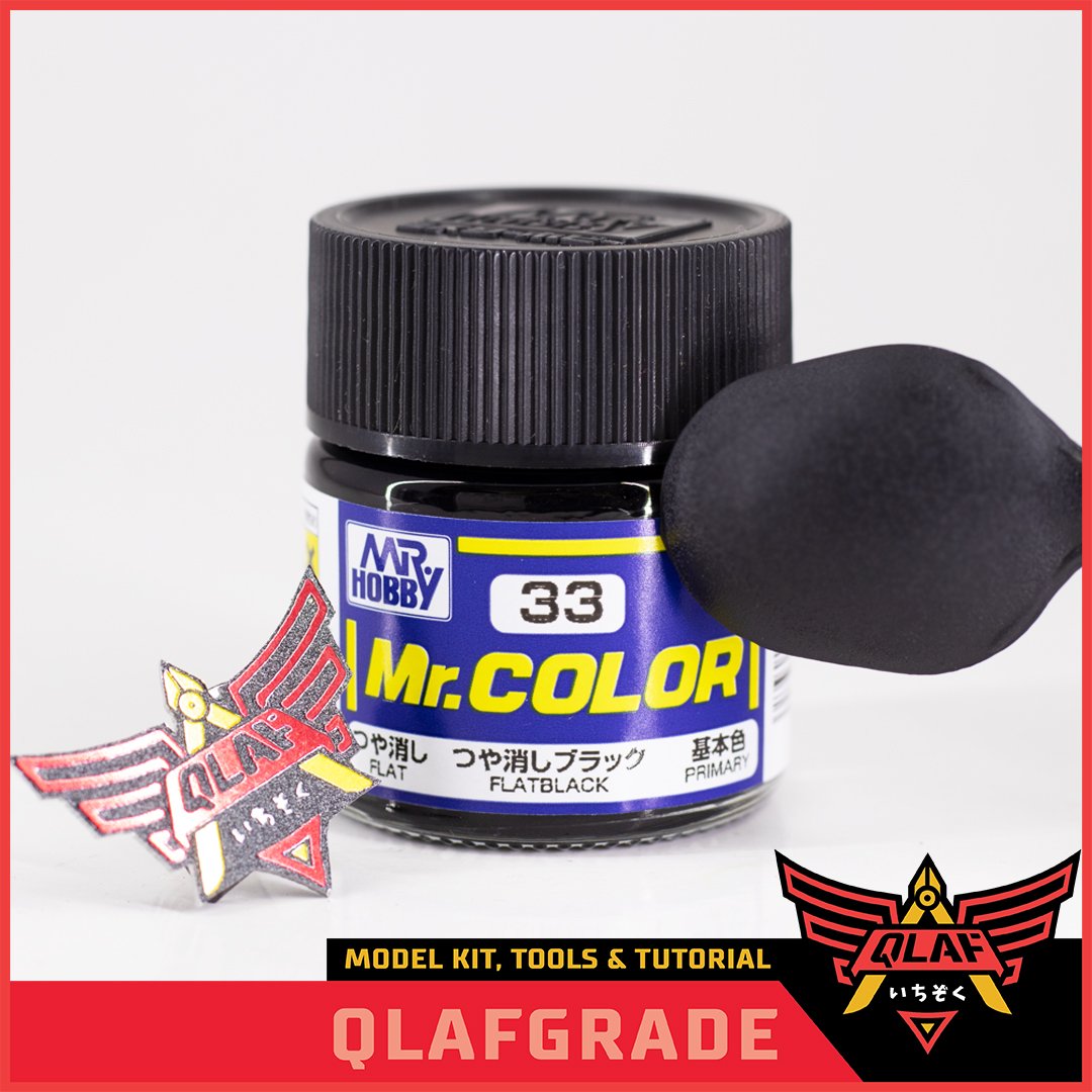 C33 Mr. Color Flat Black 10ml