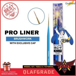 Kuas PRO Liner GODHAND - hand brush paint model kit gundam