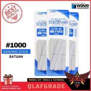 WAVE File STICK HARD 1000 NARROW 1pc Sanding Stick Amplas