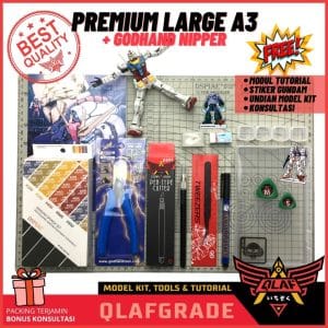 Alat rakit PREMIUM SET A3 GODHAND nipper gundam tool box kit