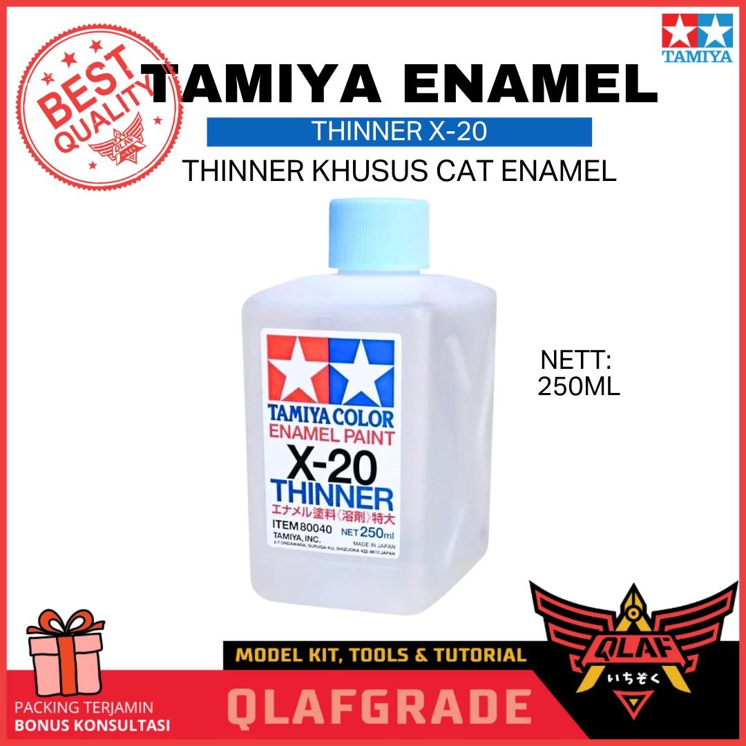 Paint Tamiya Color Enamel Thinner X-20 10ml / 40ml / 250ml - OMG Oh My  Gundam