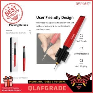 Pen Scriber Holder with SOFT Grip dawning cutting bits craft dspiae - Gambar 3