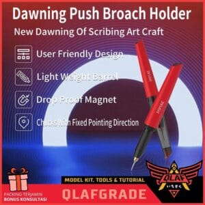 Pen Scriber Holder with SOFT Grip dawning cutting bits craft dspiae - Gambar 4