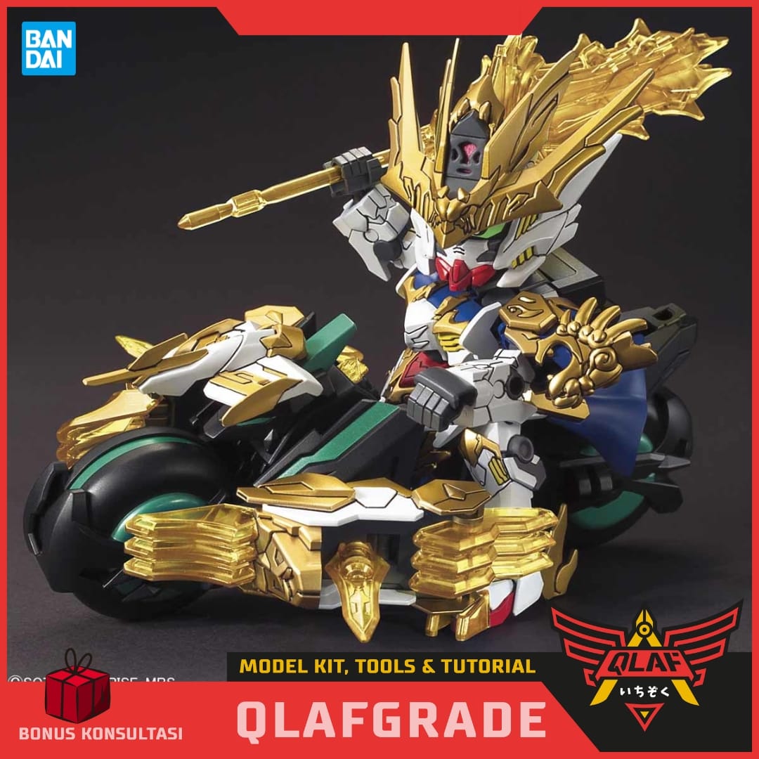 thumbnail image 2 of Bandai SD Sangoku Soketsuden Ma Chao Gundam Barbatos - Super Deformed Model Kit #10 2 of 13