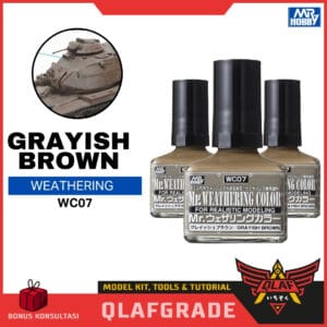 WEATHERING COLOR GRAYISH BROWN - WC07 WC 07 Mr Hobby