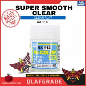 GX114 SUPER SMOOTH CLEAR FLAT GX 114 cat gundam model kit airbrush