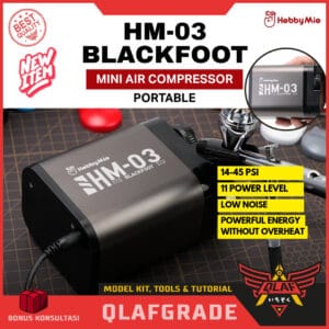 Desktop Compressor MINI HM-03 Hobby mio - Desktop Airbrush kompresor cat painting spray