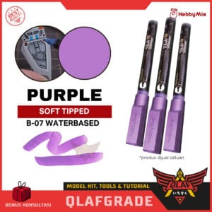 Soft tipped marker B07 PURPLE - Hobby mio Water Based color spidol warna panel line gundam model kit