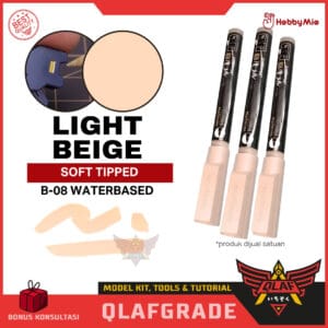 Soft tipped marker B08 LIGHT BEIGE - Hobby mio Water Based color spidol panel line gundam model kit