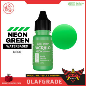 ACRYLO NEON GREEN N306 cat gundam best hand brush airbrush model kit