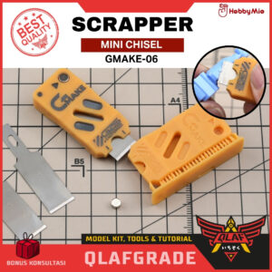 Scrapper Mini Chisel GMAKE-06 - Tools gundam DIY penghilang nub mark mini