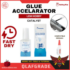 Katalis Lem Hobby GLUE ACCELERATOR Hobby mio - fast dry catalyst low whitening glue mempercepat kering lem gundam plastik model kit