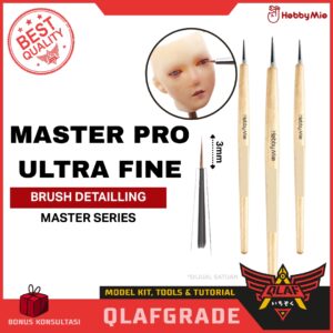 Kuas Modelling PRO Utra Fine brush Hobby mio