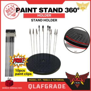Dudukan Cat Painting Stand Bulat SET