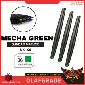 Gundam Marker MECHA GREEN soft tip marker acrylic panel line dspiae