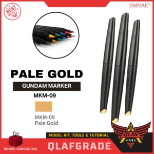 Gundam Marker Pale Gold MKM-09  soft tipped tip  - marker hobby acrylic dspiae