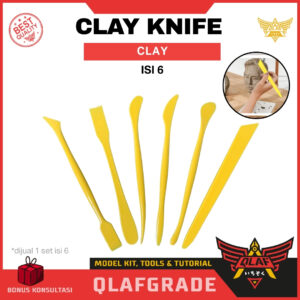 Pisau Ukir isi 6 Clay Plastik / Clay Knife