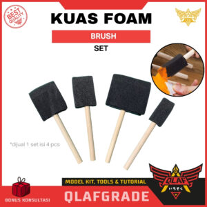 Kuas Foam SET Spons kotak busa