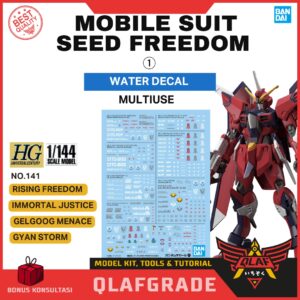 GUNDAM DECAL  SEED FREEDOM MULTIUSE 141 Bandai