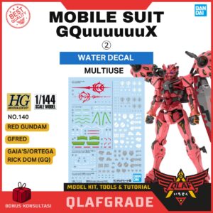 GUNDAM DECAL Mobile Suit GQuuuuuuX MULTIUSE 140 Bandai
