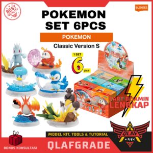 Blokees Pokemon Set 6pcs POKEMON Classic Version S