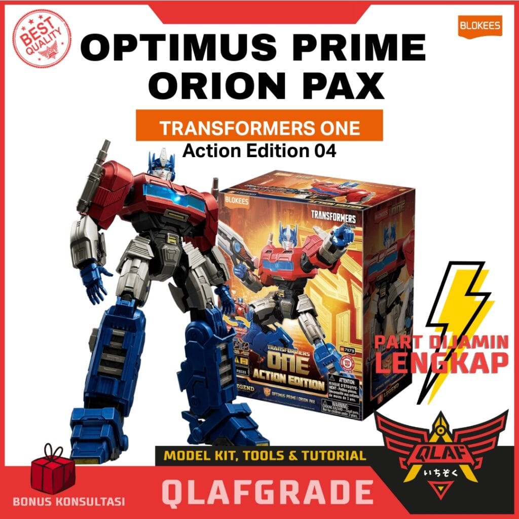 Blokees Optimus Prime / Orion Pax TRANSFORMERS ONE Action Edition 04 ...
