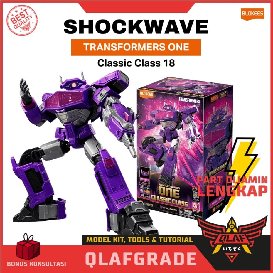 Blokees Shockwave Transformers One Classic Class 18 | Qlaf Grade