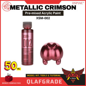 Dspiae Pre-Mixed Paint METALLIC CRIMSON (XSM-002) 50ml