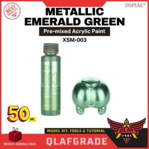 Dspiae Pre-Mixed Paint METALLIC EMERALD GREEN (XSM-003) 50ml