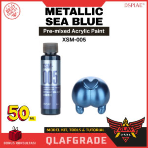 Dspiae Pre-Mixed Paint METALLIC SEA BLUE (XSM-005) 50ml