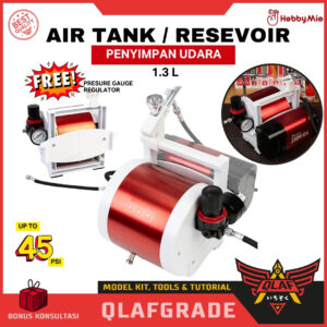 Tabung Penyimpan Udara Air Tank  Reservoir 1.3 L | Cylinder Module for Air Compressors Hobby mio