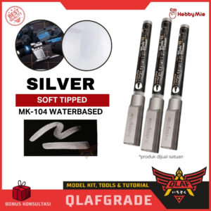 Soft tipped marker SILVER MK-104 Hobby mio