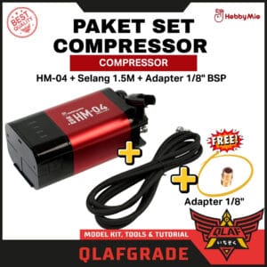 Paket Set Compressor HM-04 + Selang Hobby Mio