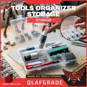 PRO GRID D LARGE Tools Organizer Kotak Penyimpanan Alat Part Organize Storage Box Sekat Adjustable