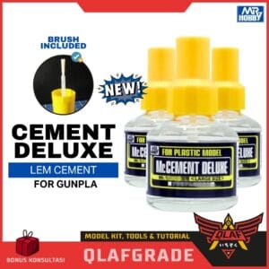 Mr CEMENT DELUXE lem model kit gundam- Lem Plastik Aman Mudah Digunakan untuk Model Kit Penghilang Seamline Mr Hobby GSI Creos Japan